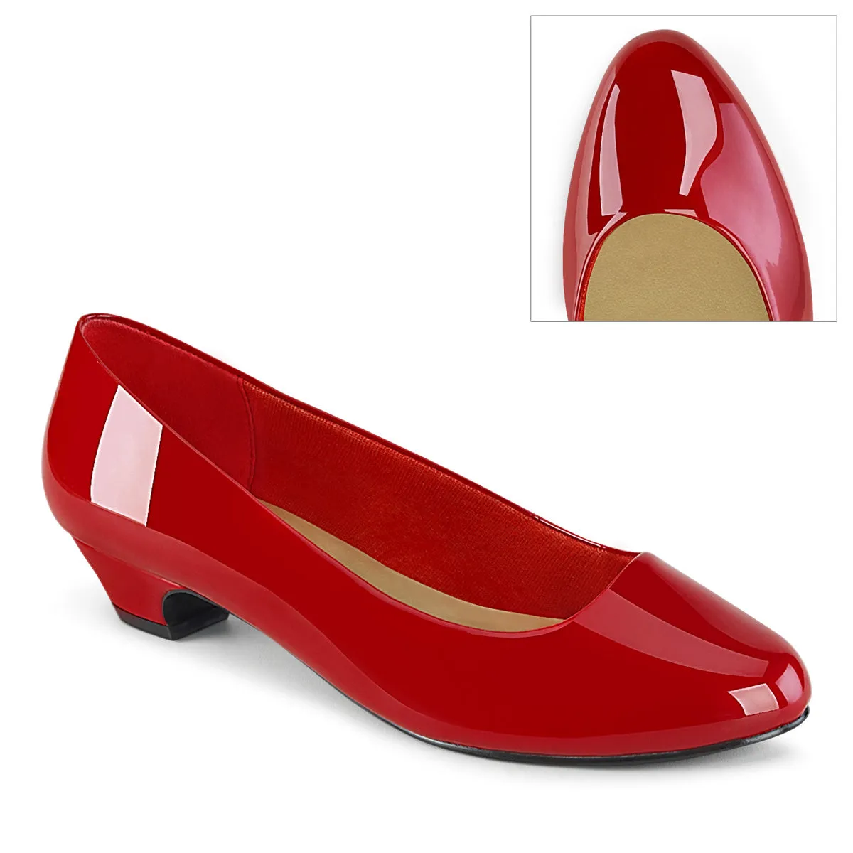 1 Inch Heel GWEN-01 Red Patent