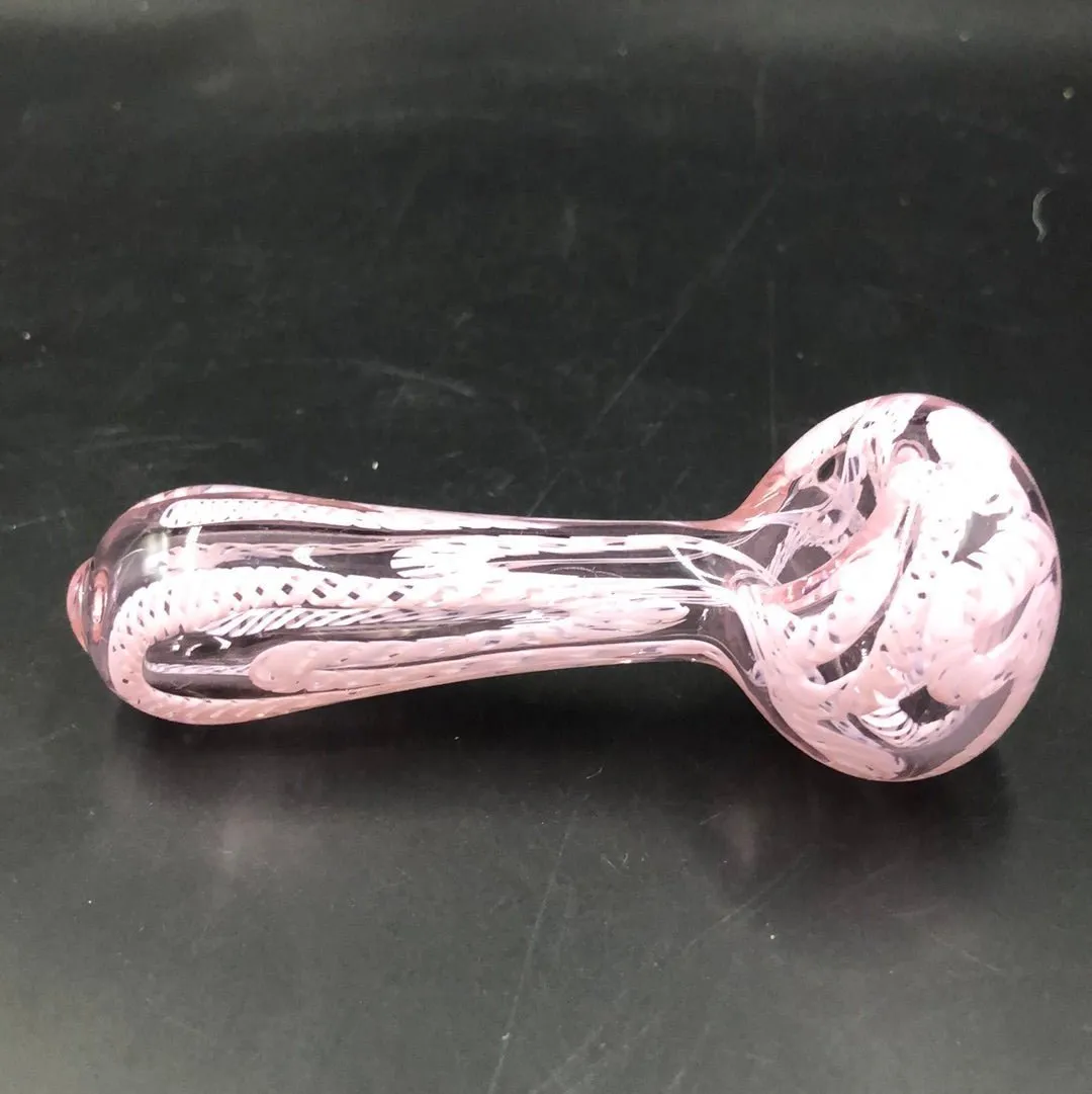 3.5 Etched Swirl Spoon Pipe