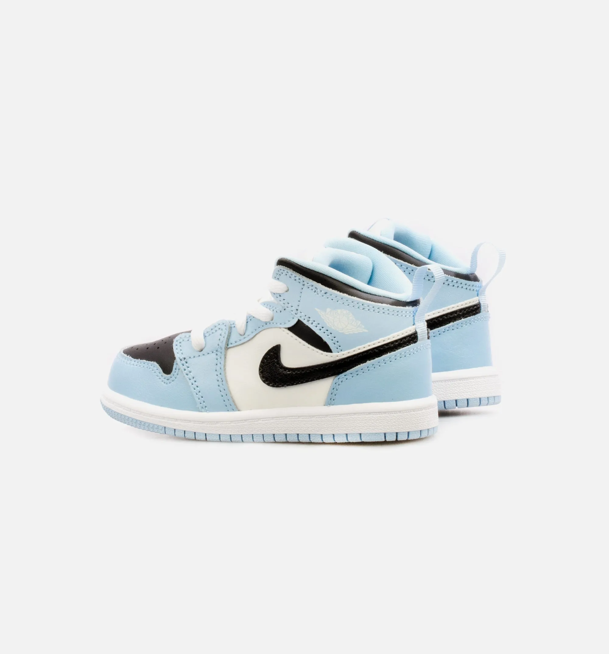 Air Jordan 1 Mid Infant Toddler Lifestyle Shoe - Blue/Black