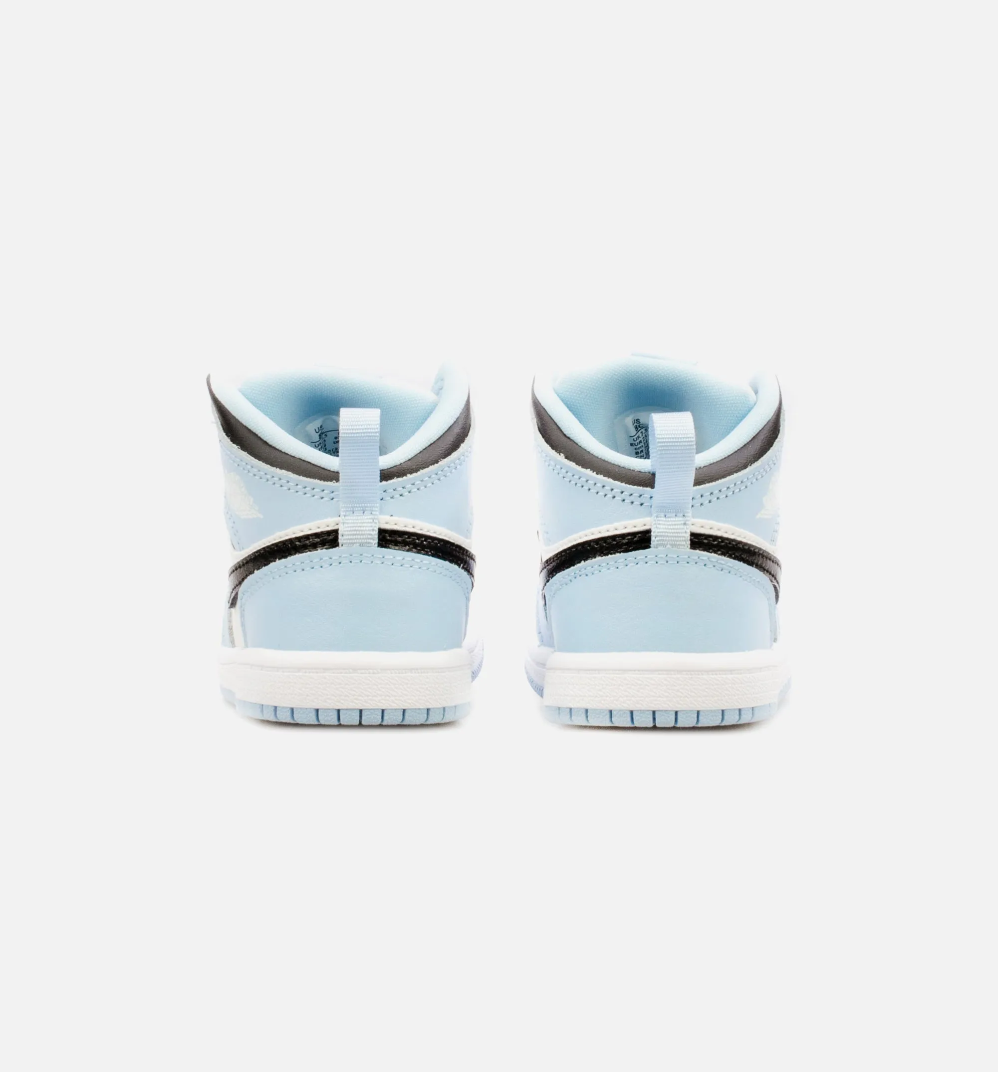 Air Jordan 1 Mid Infant Toddler Lifestyle Shoe - Blue/Black