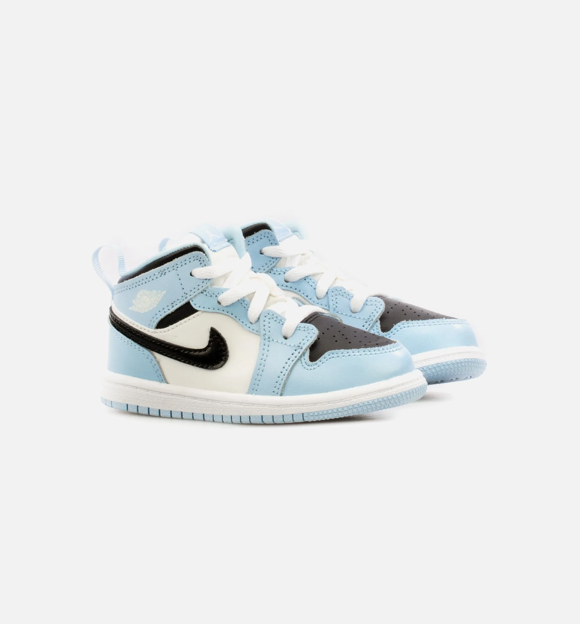 Air Jordan 1 Mid Infant Toddler Lifestyle Shoe - Blue/Black