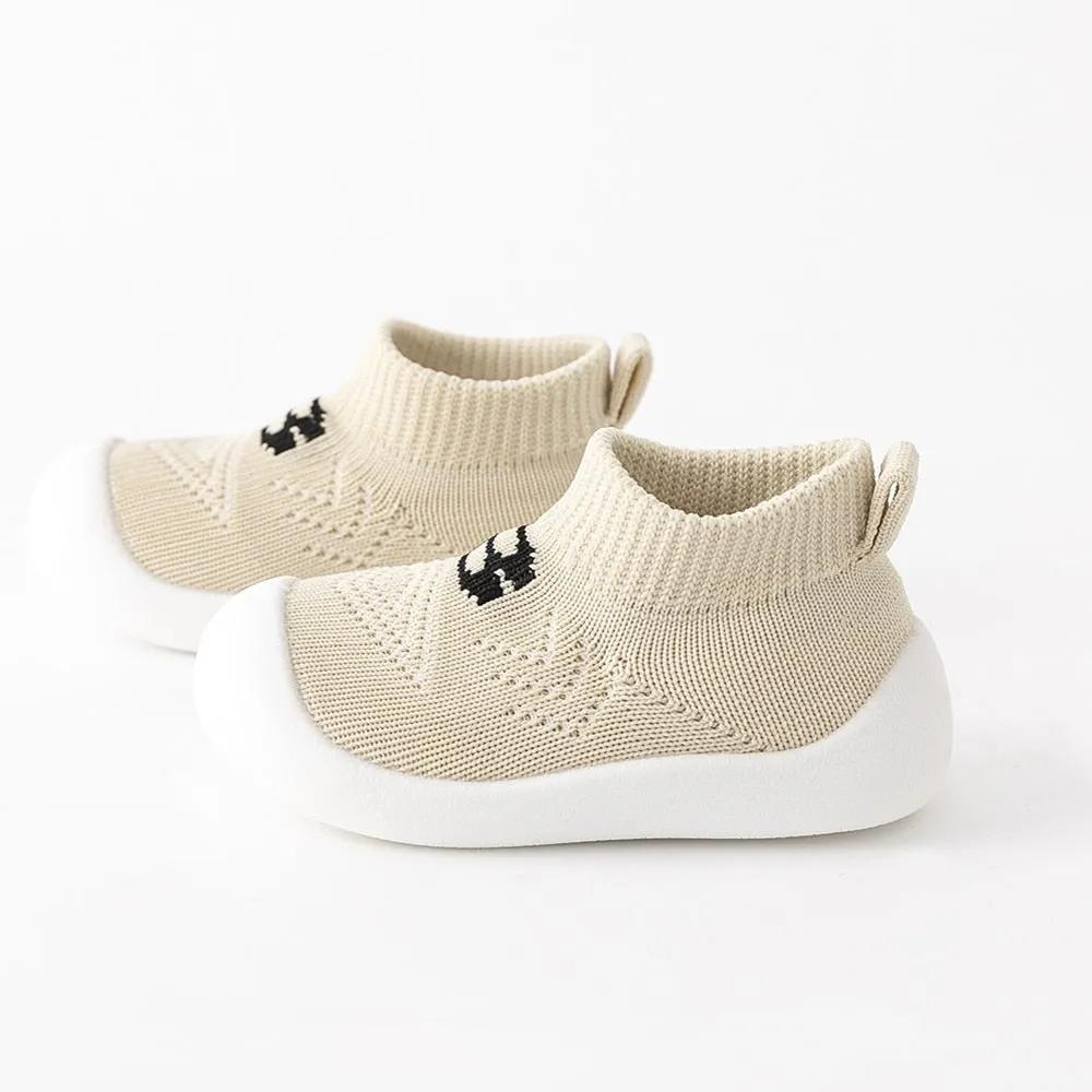 Baby "B" Sock Shoes - Khaki