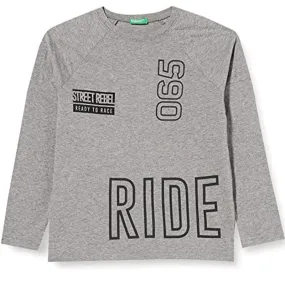 Benetton Grey Ride Full Sleeve Shirt 11341