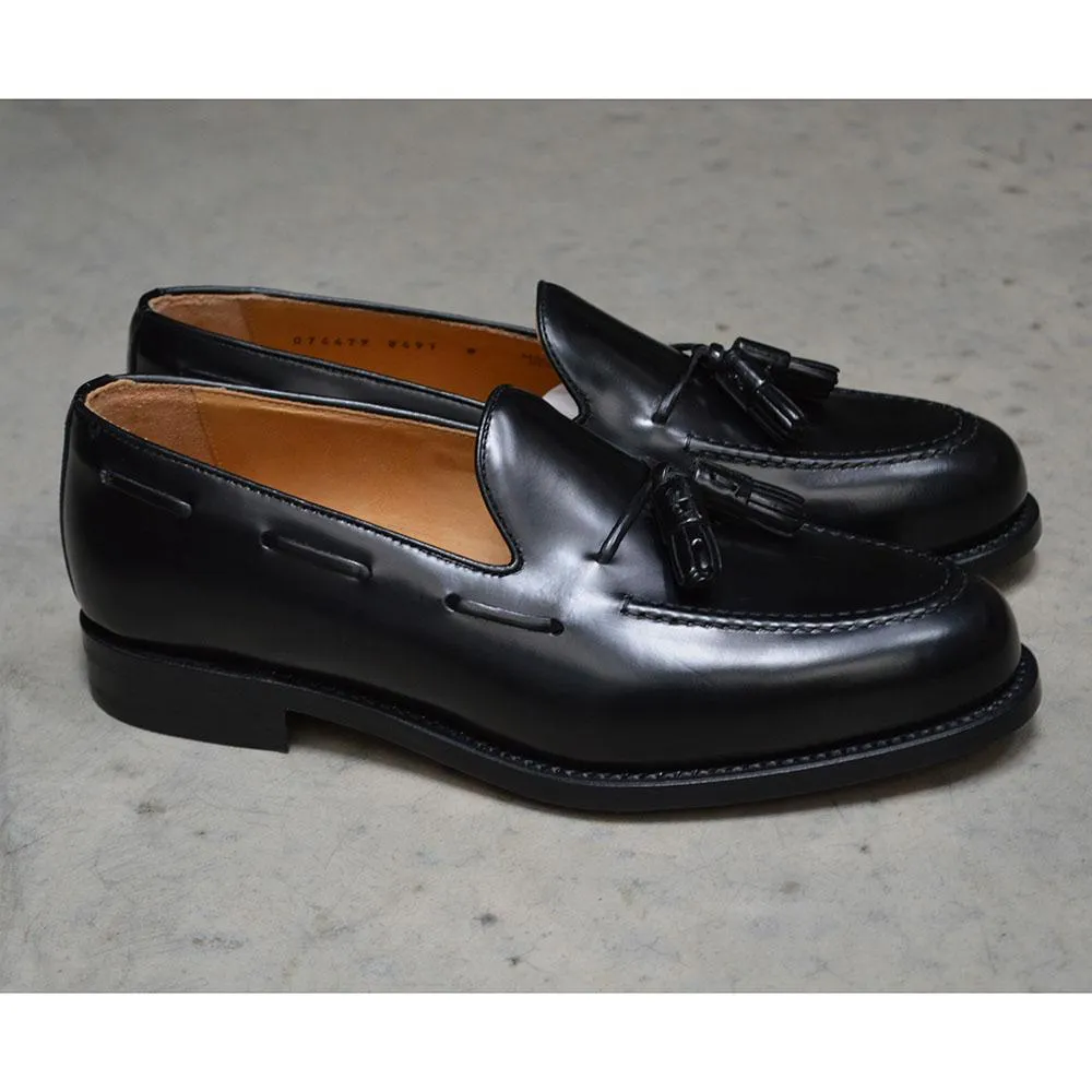 Berwick 1707 Tasselled Slip On (8491) - Black Rois