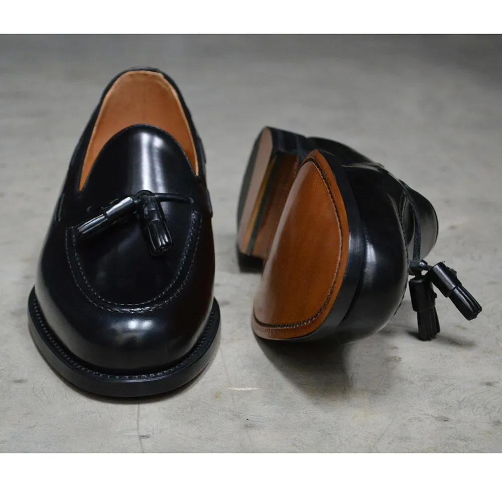 Berwick 1707 Tasselled Slip On (8491) - Black Rois