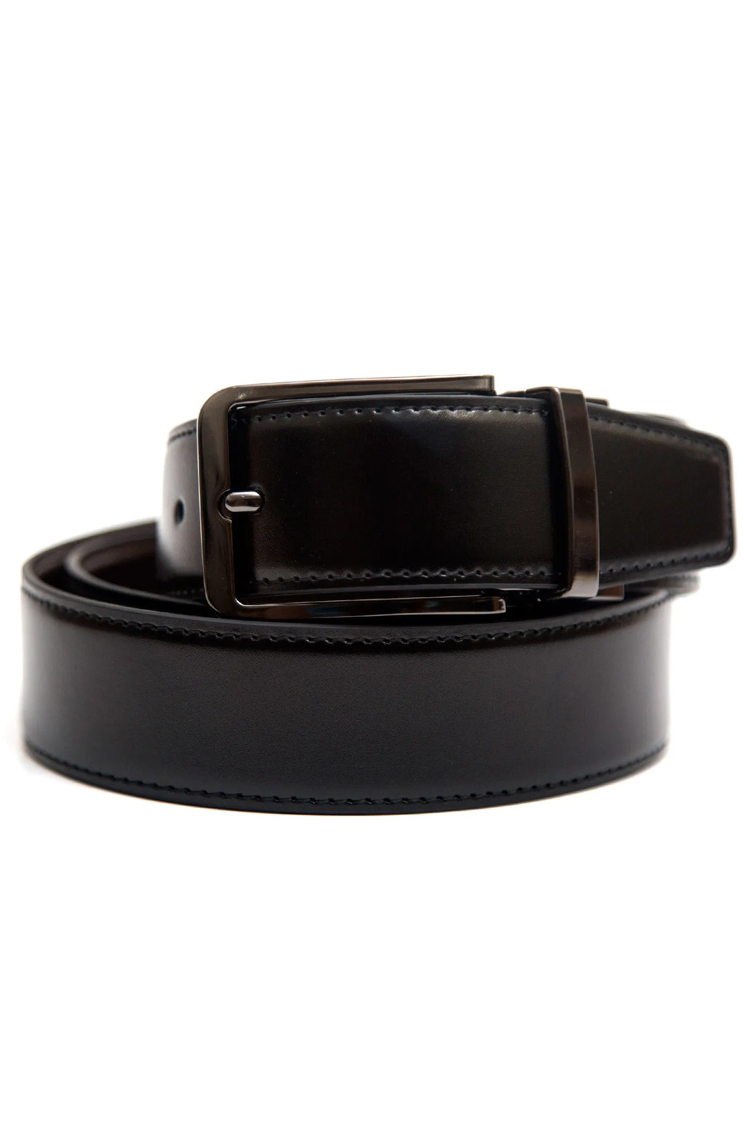 Black And Brown Reversible Leather Belt