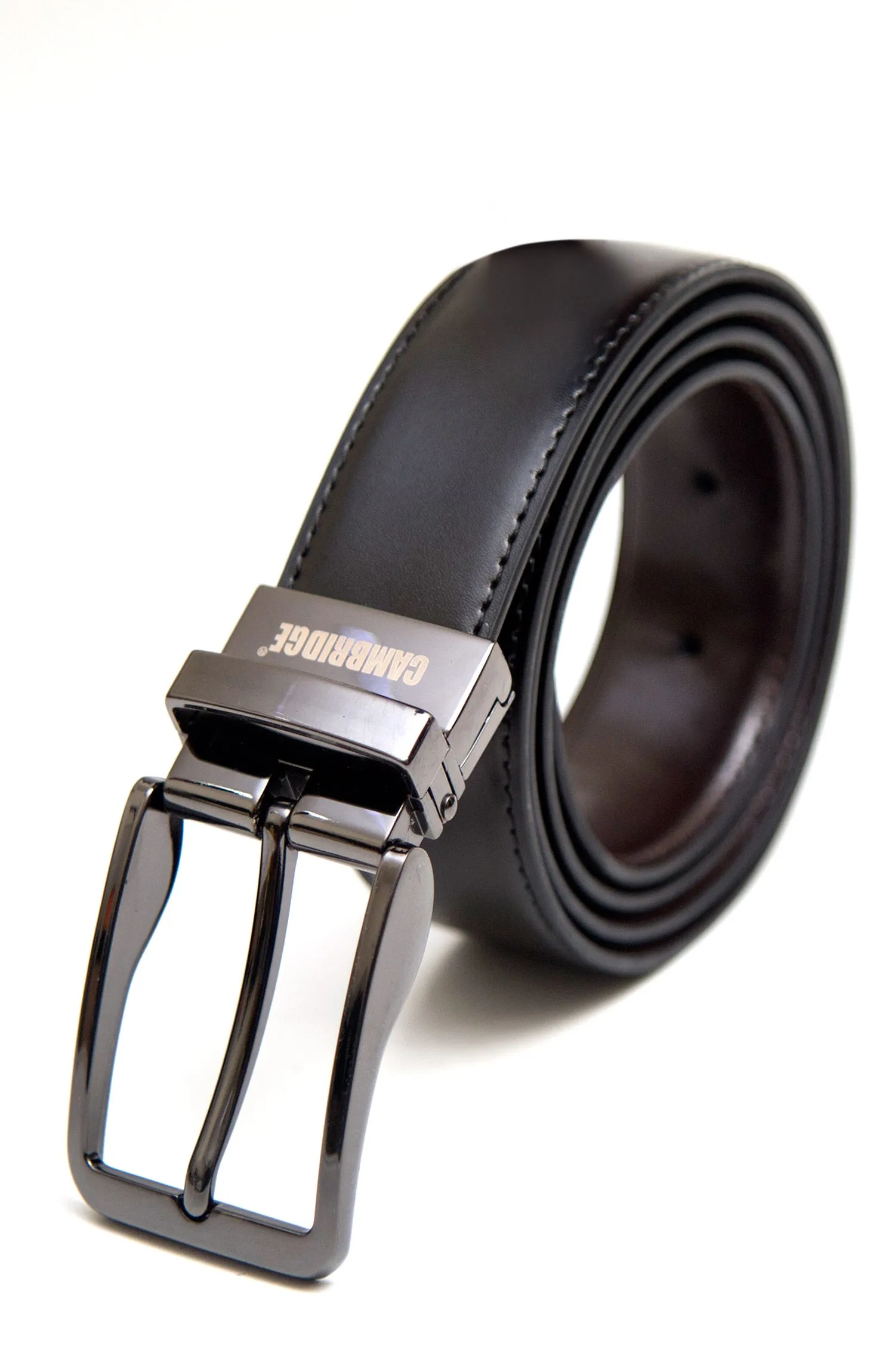 Black And Brown Reversible Leather Belt