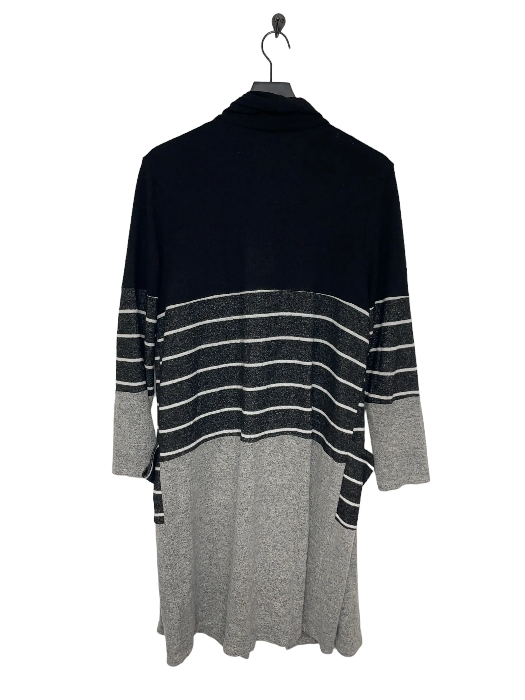 Black Grey Cardigan Umgee, Size M