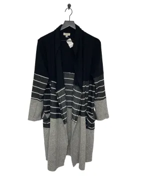 Black Grey Cardigan Umgee, Size M