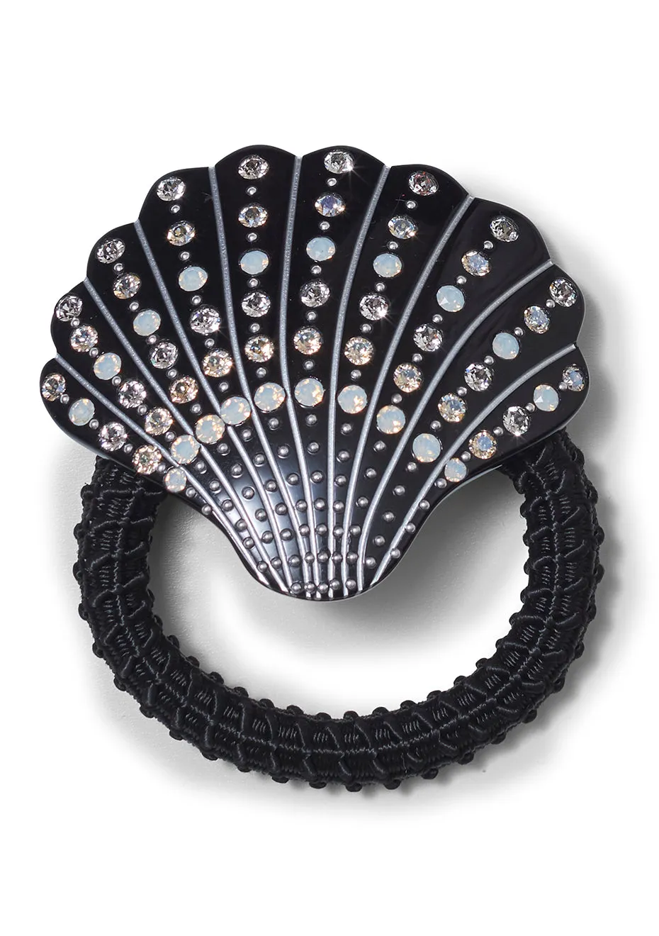 Black Seashell Hair Elastic