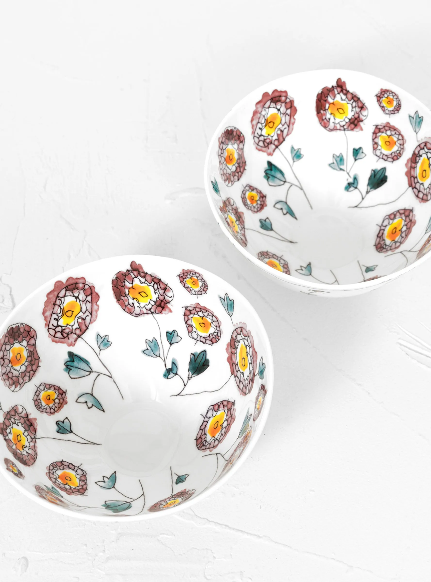 Bowl M Anemone Milk Set