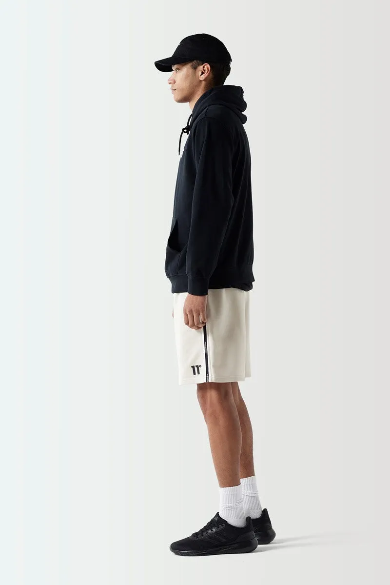 Colour Block Taped Sweat Shorts - Coconut / Stone