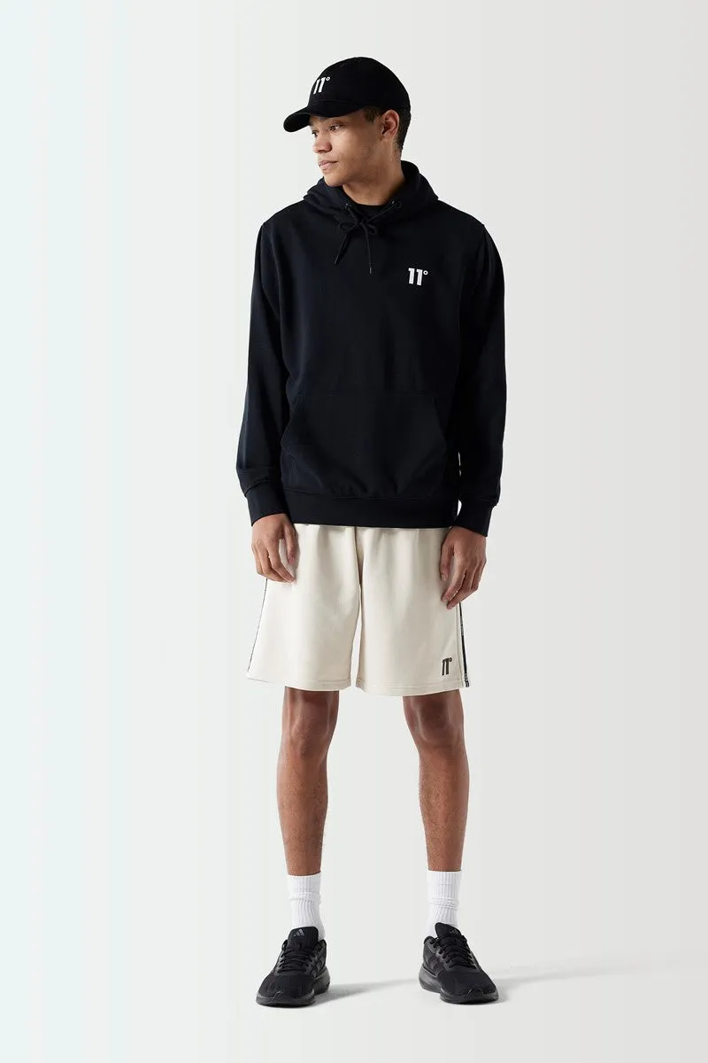 Colour Block Taped Sweat Shorts - Coconut / Stone