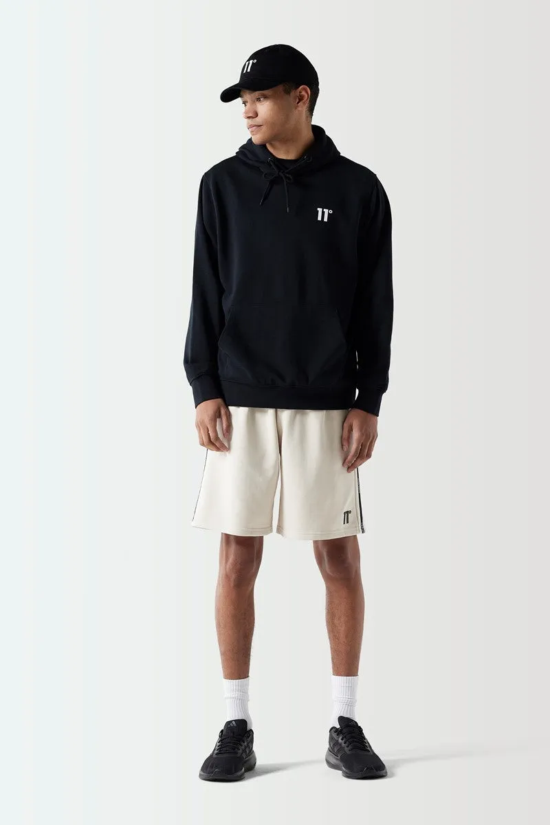 Colour Block Taped Sweat Shorts - Coconut / Stone