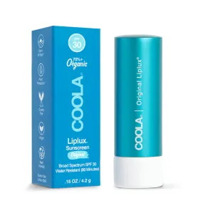 Coola Classic Liplux Organic Lip Balm Sunscreen SPF 30 - Original