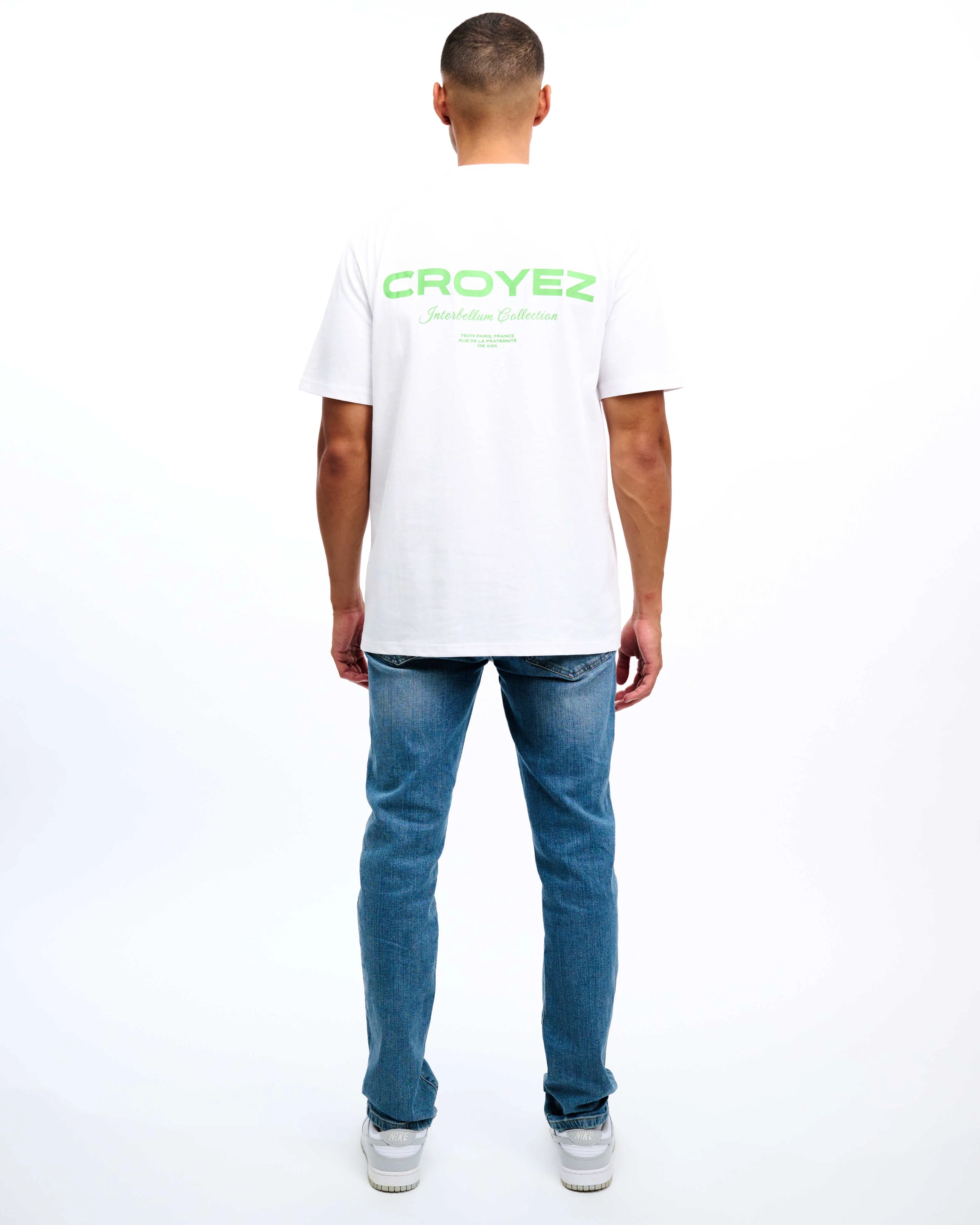 CROYEZ COLLECTION T-SHIRT - WHITE/GREEN