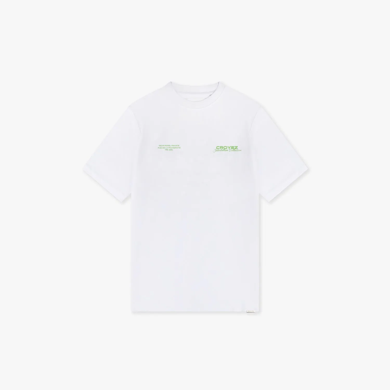 CROYEZ COLLECTION T-SHIRT - WHITE/GREEN