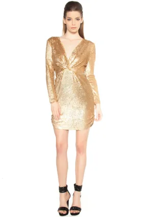 Deep V Sequin Dress - LAST ONE