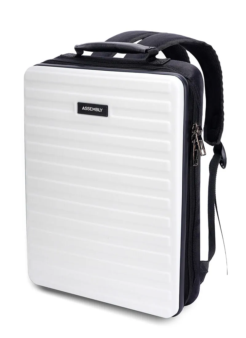 Edge | White | Hardshell Laptop Backpack