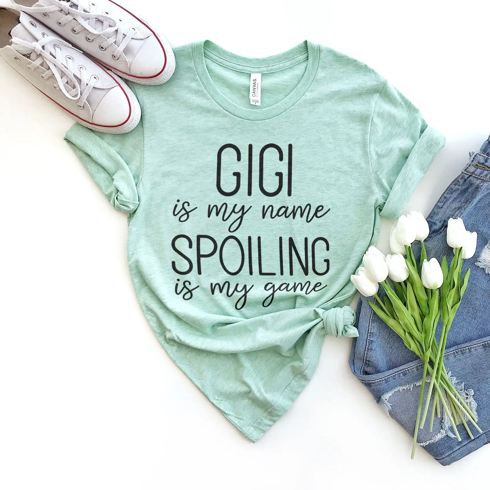 Gigi Is My Name Spoiling Is My Game Tee