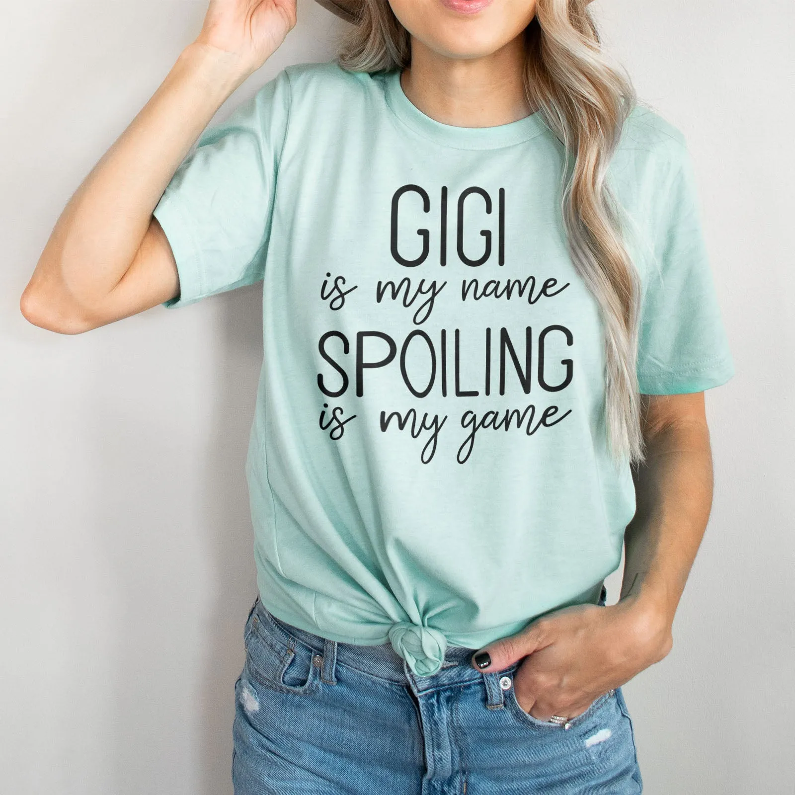 Gigi Is My Name Spoiling Is My Game Tee