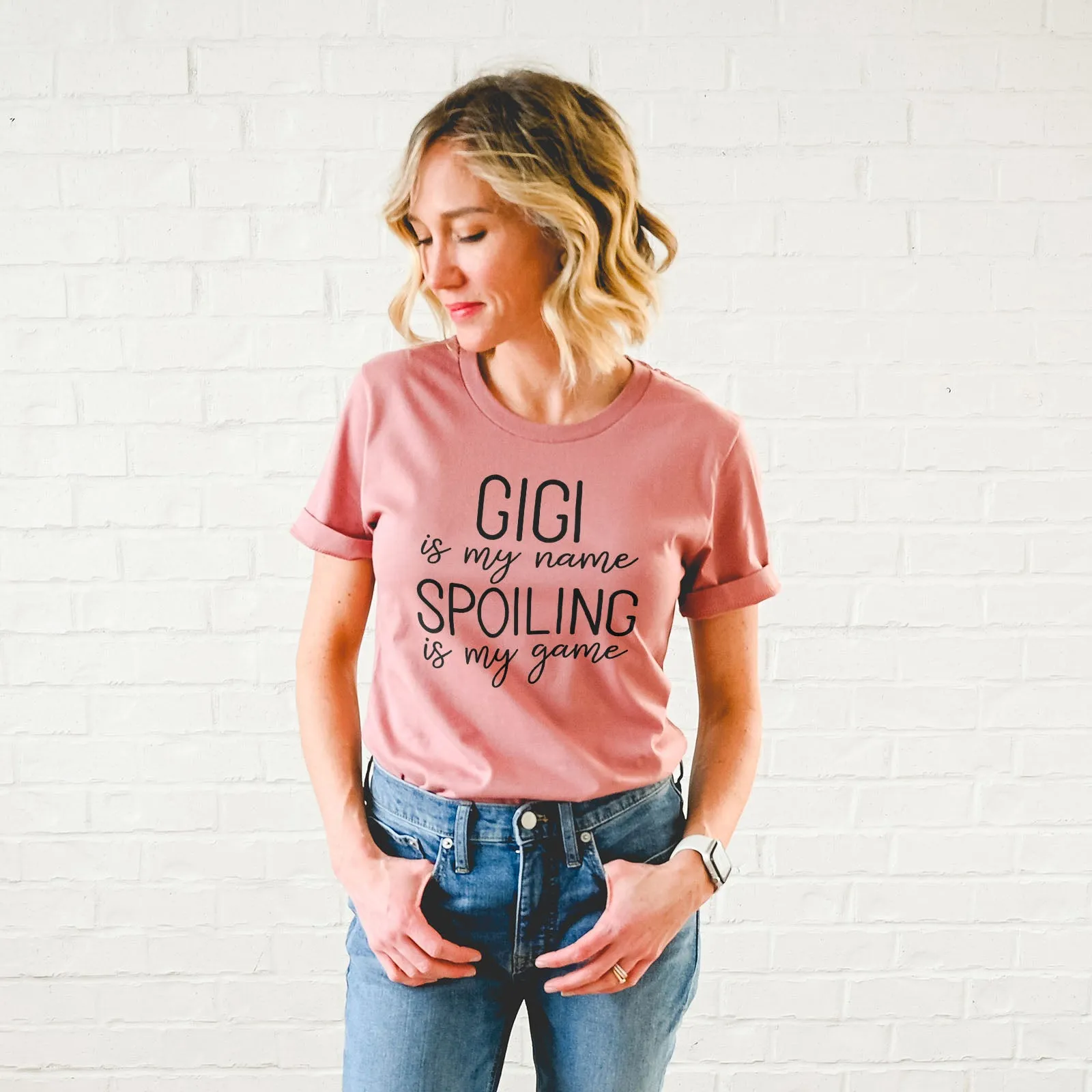 Gigi Is My Name Spoiling Is My Game Tee