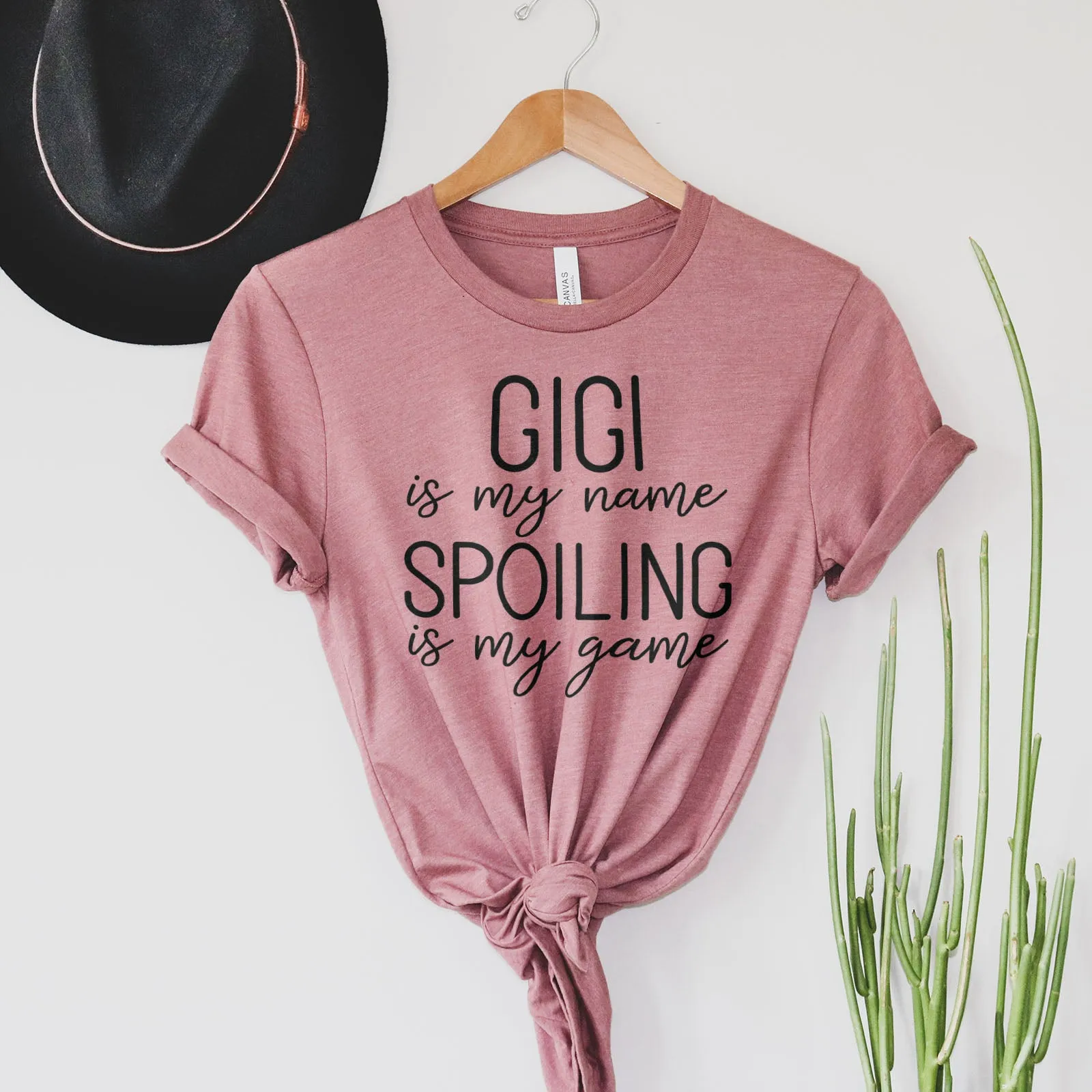 Gigi Is My Name Spoiling Is My Game Tee