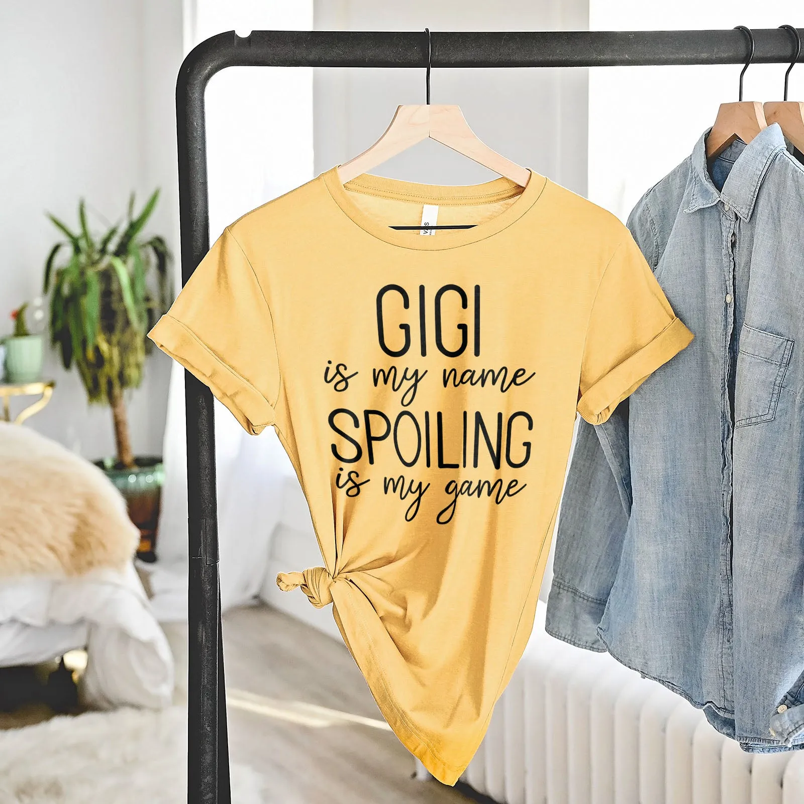 Gigi Is My Name Spoiling Is My Game Tee