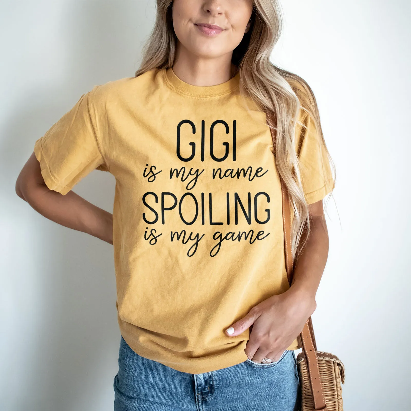 Gigi Is My Name Spoiling Is My Game Tee