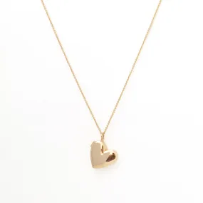 Heart Locket Long Chain Necklace