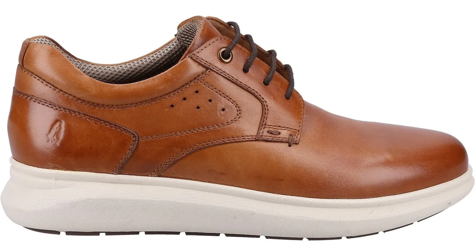 Hush Puppies Brett Mens Leather Lace Up Trainer