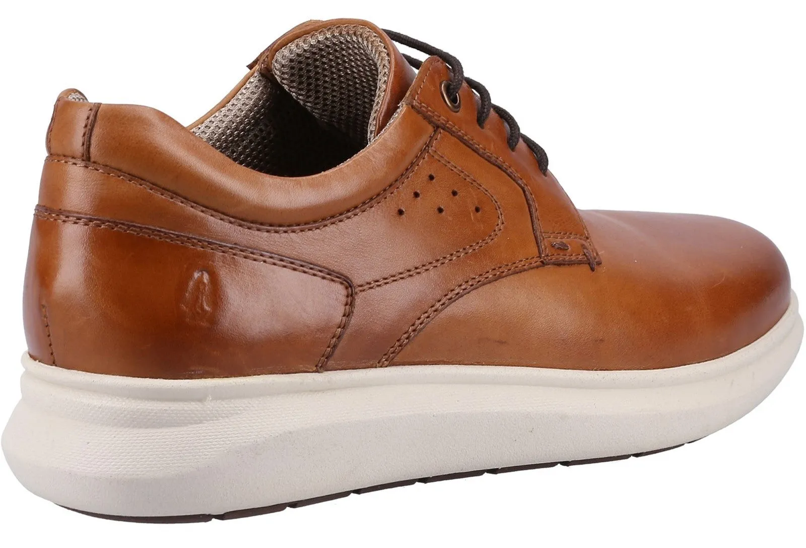 Hush Puppies Brett Mens Leather Lace Up Trainer