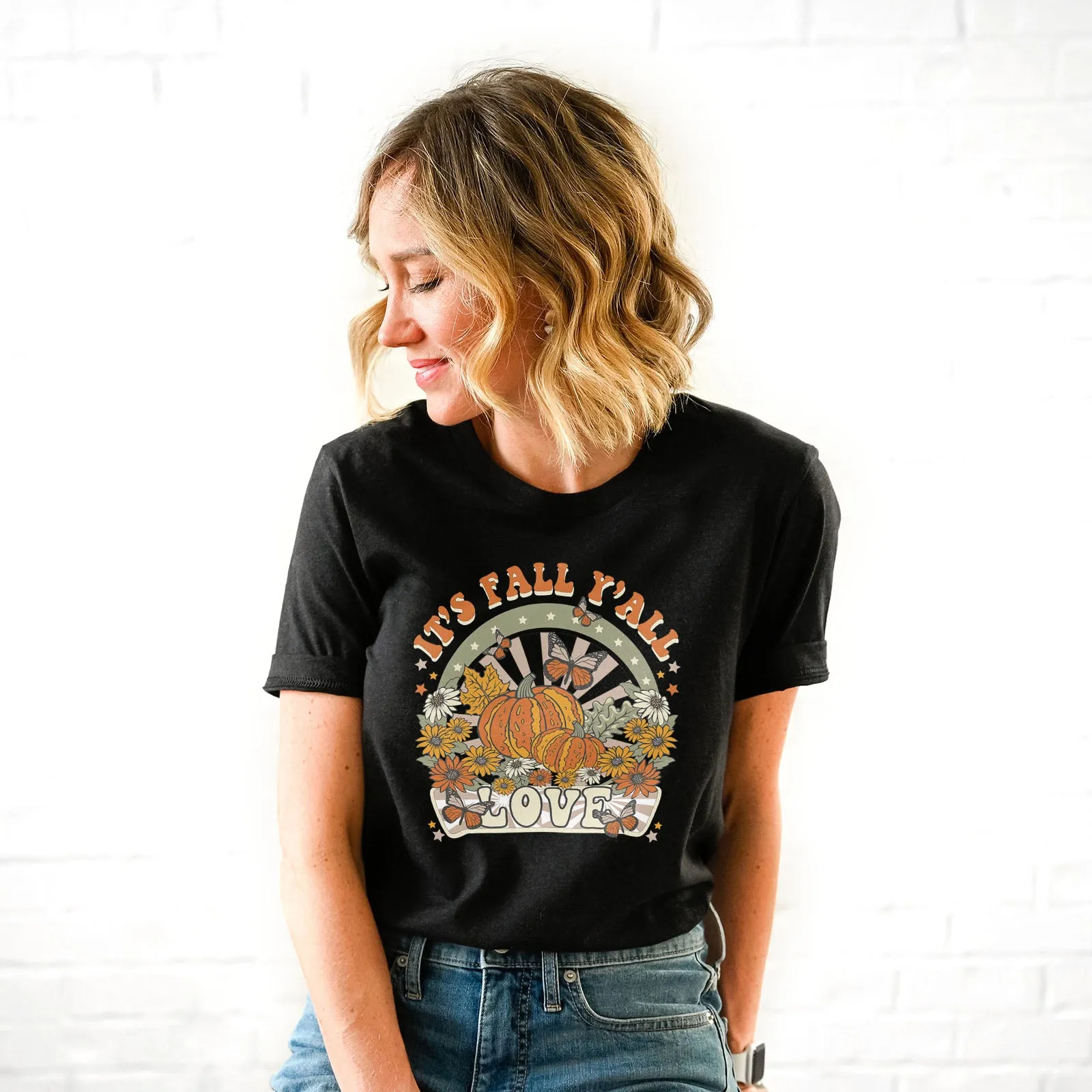 It's Fall Y'all Retro Tee