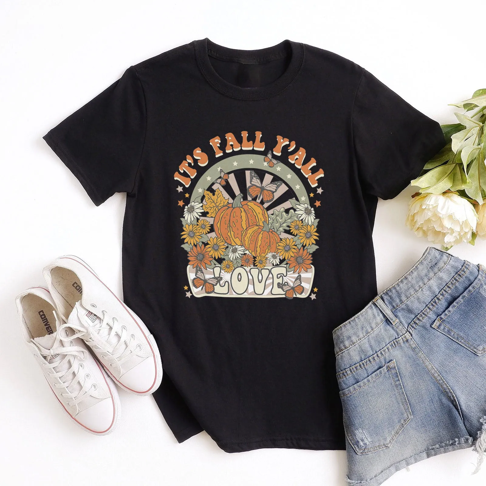 It's Fall Y'all Retro Tee