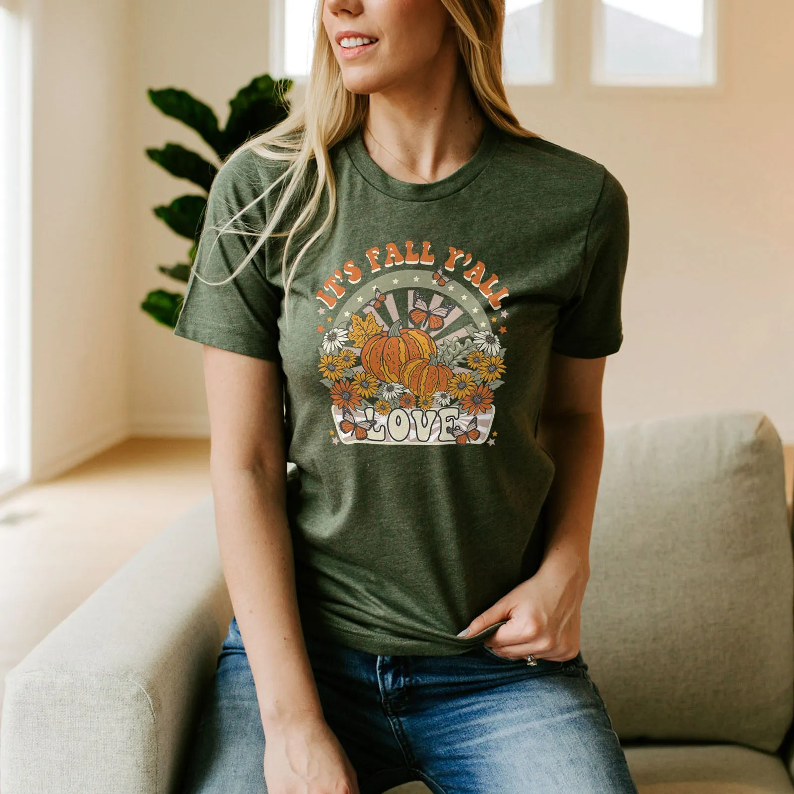 It's Fall Y'all Retro Tee