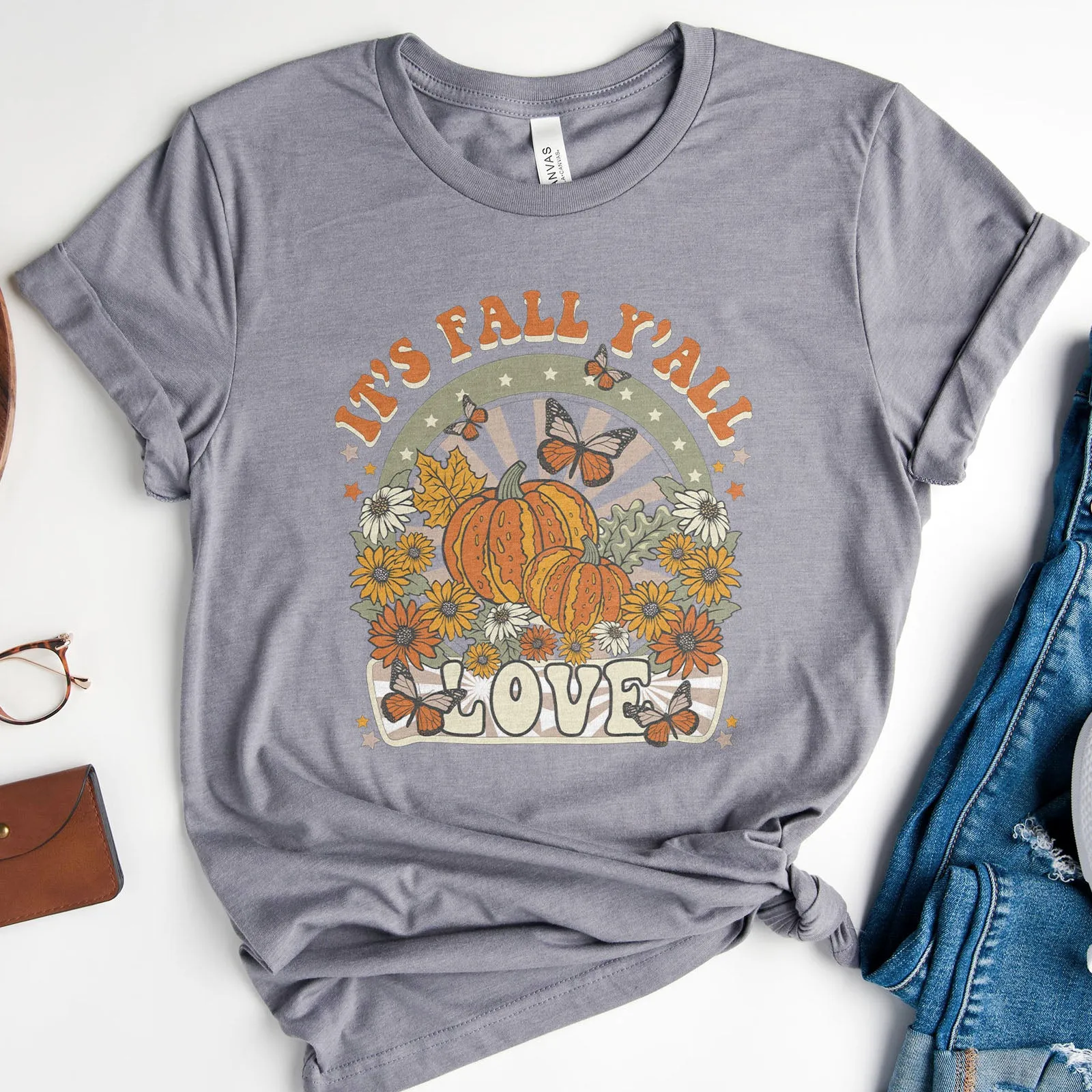 It's Fall Y'all Retro Tee