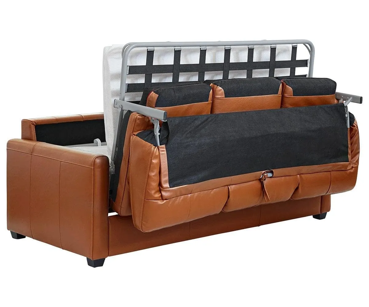 Jonas Leather Queen Sleeper Sofa