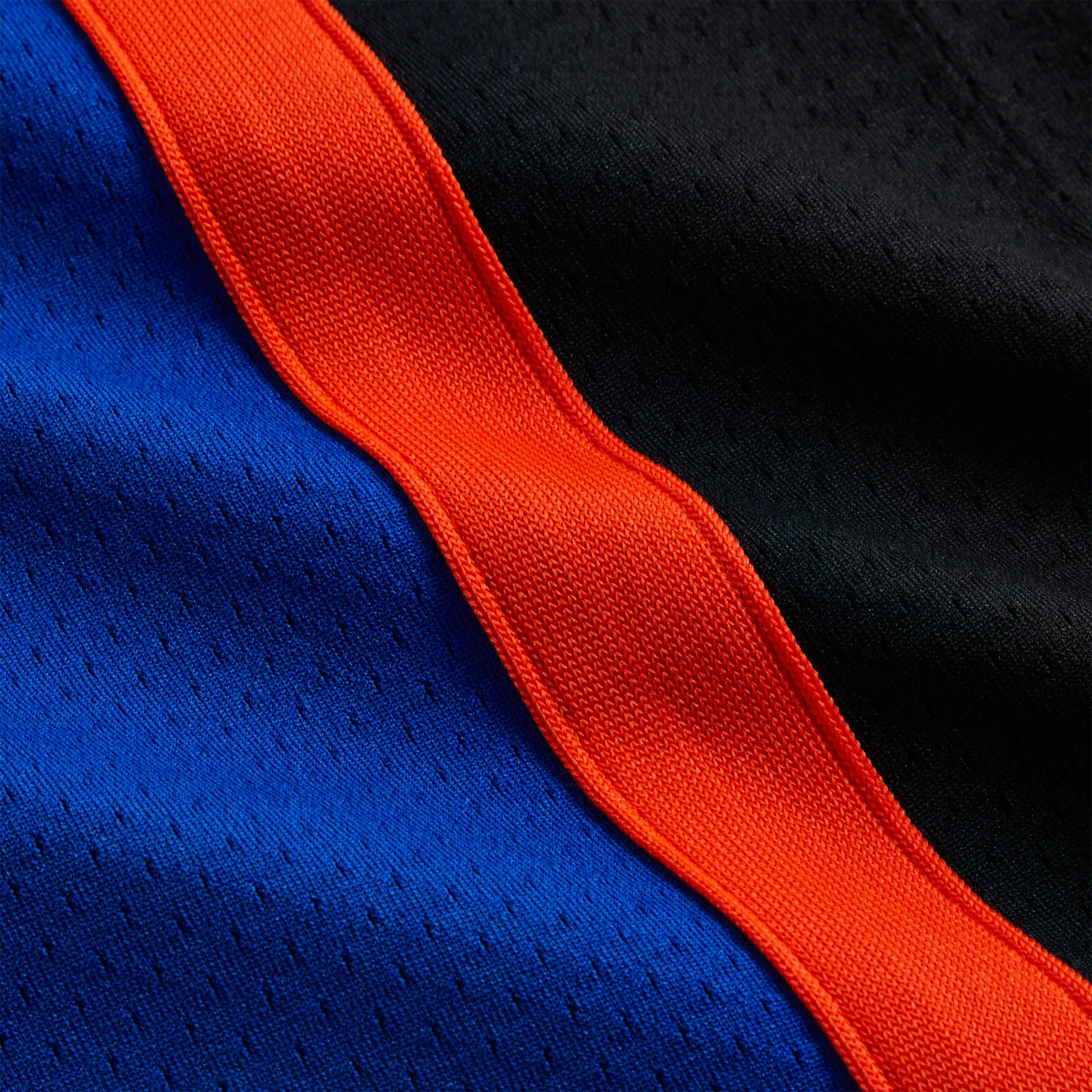 Kith and Mitchell & Ness for the New York Knicks Marcus Camby Jersey - Knicks Blue / Knicks Orange