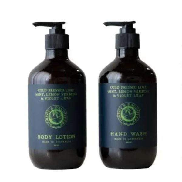 Lime & Lemon Verbena Body Wash Set