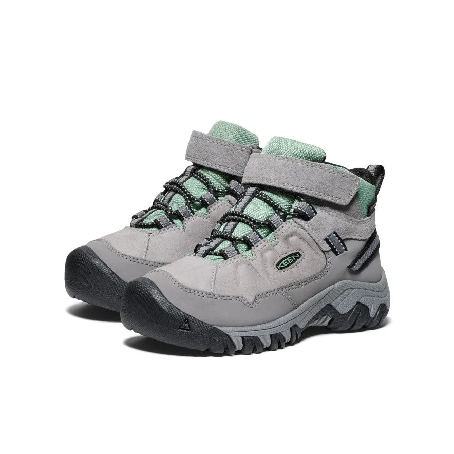 Little Kids' Targhee IV Waterproof Hiking Boot  |  Alloy/Granite Green