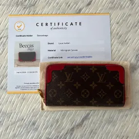 Louis Vuitton Retiro Zippy Wallet