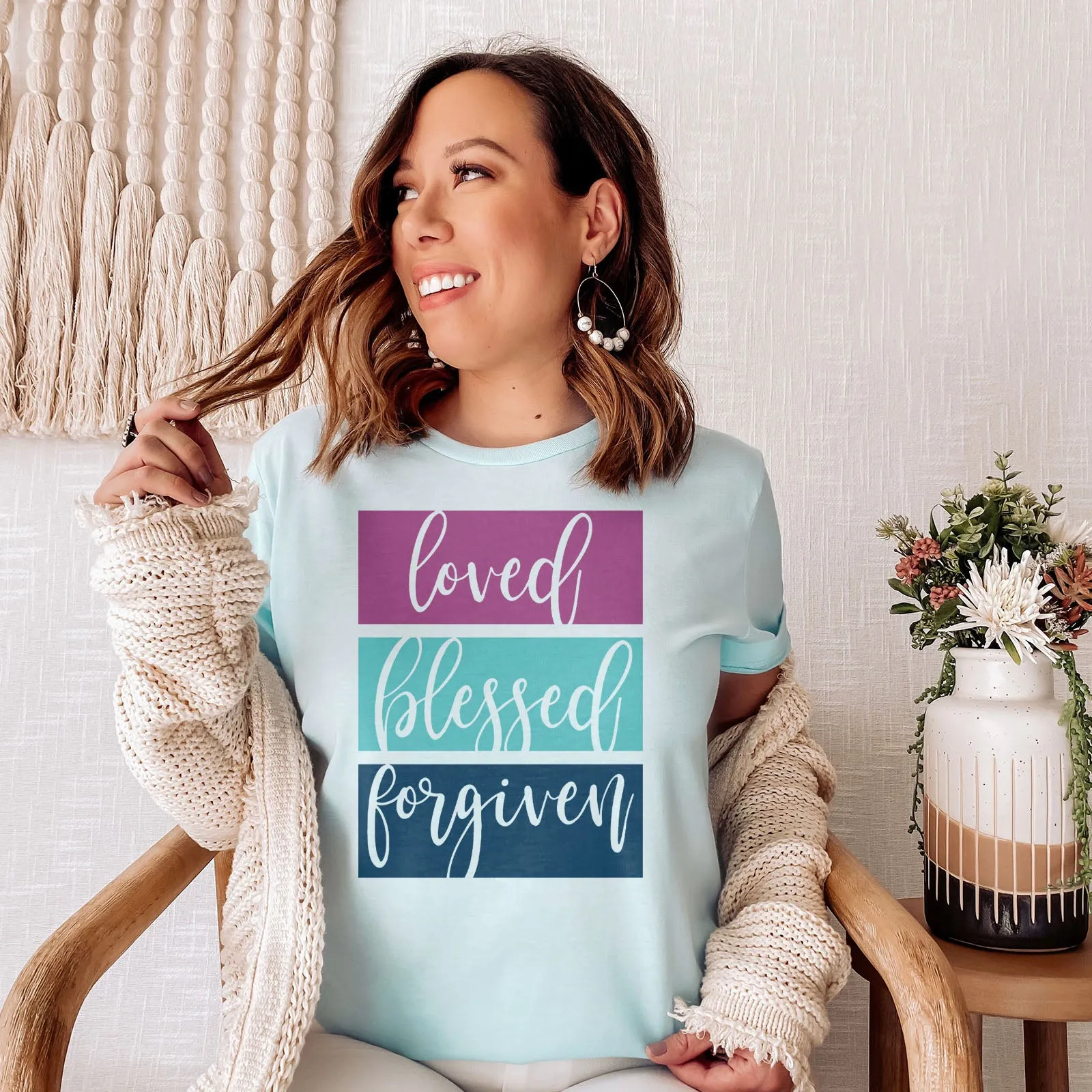 Loved Blessed Forgiven Tee