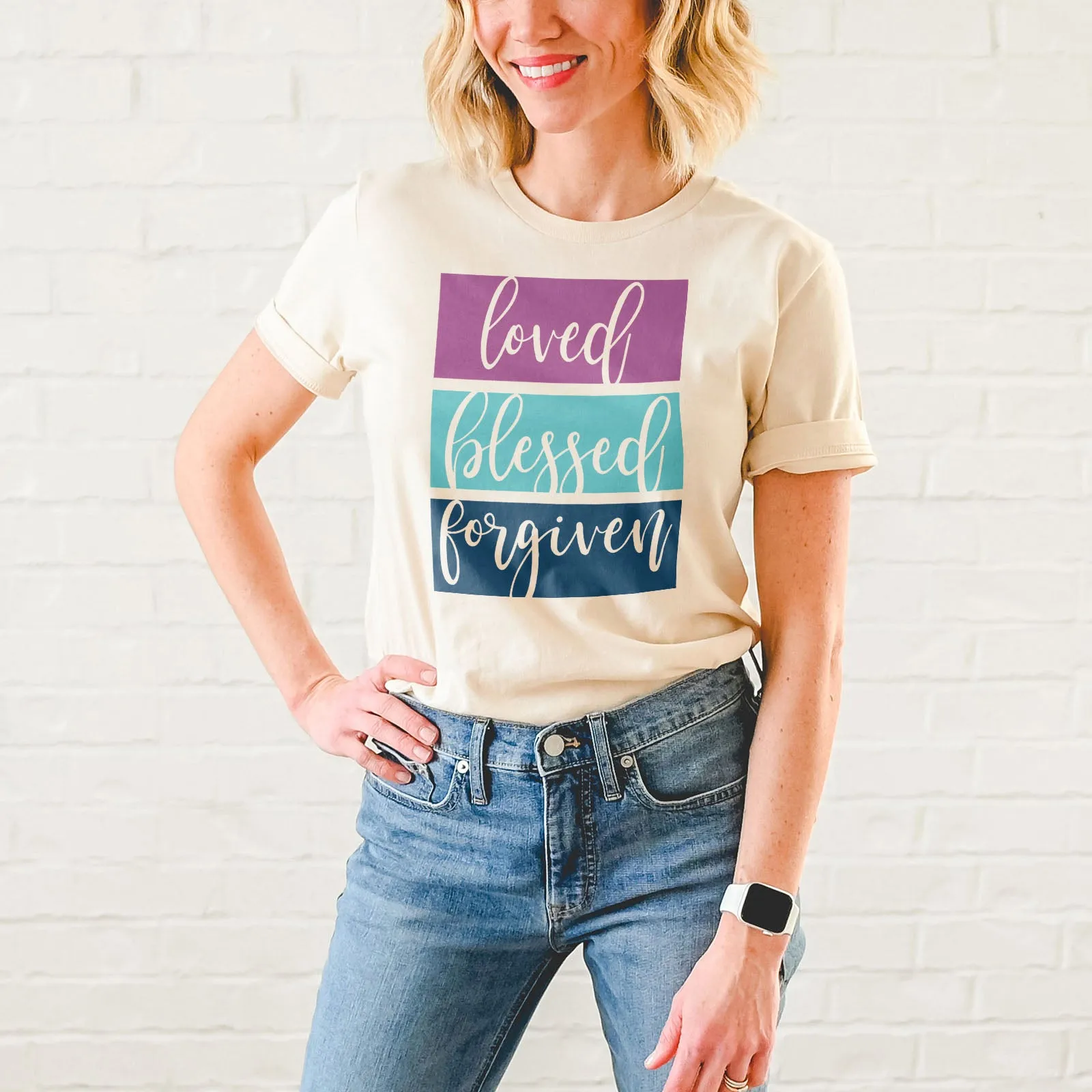 Loved Blessed Forgiven Tee