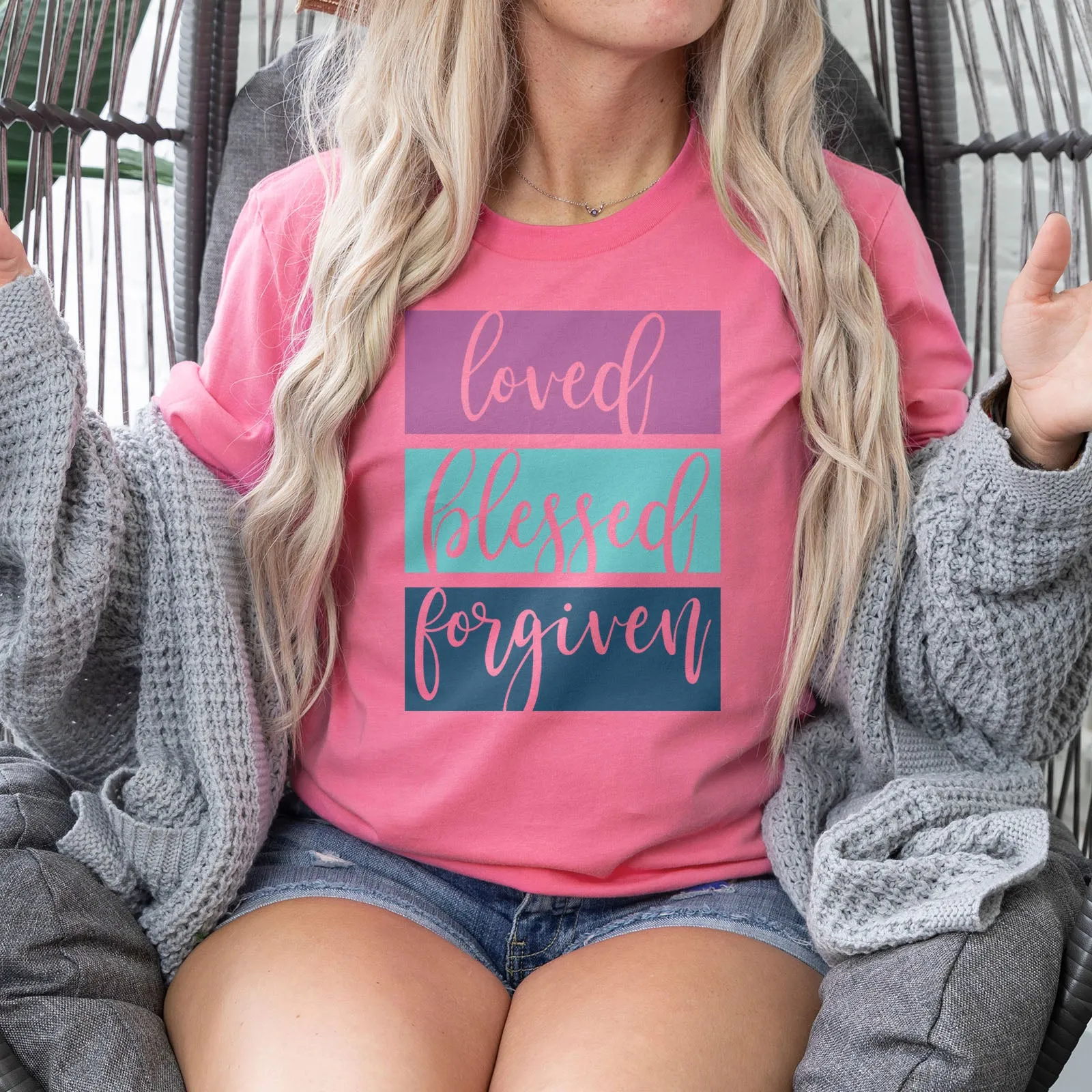 Loved Blessed Forgiven Tee