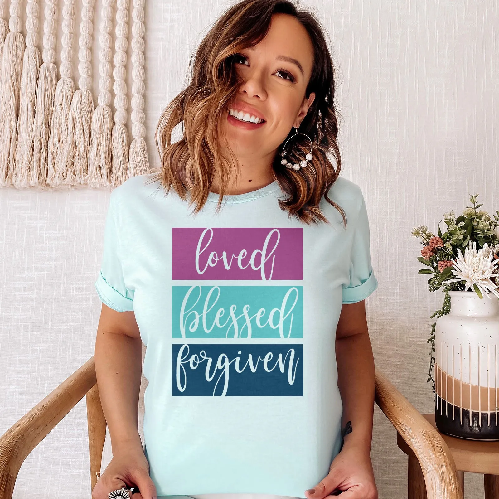 Loved Blessed Forgiven Tee