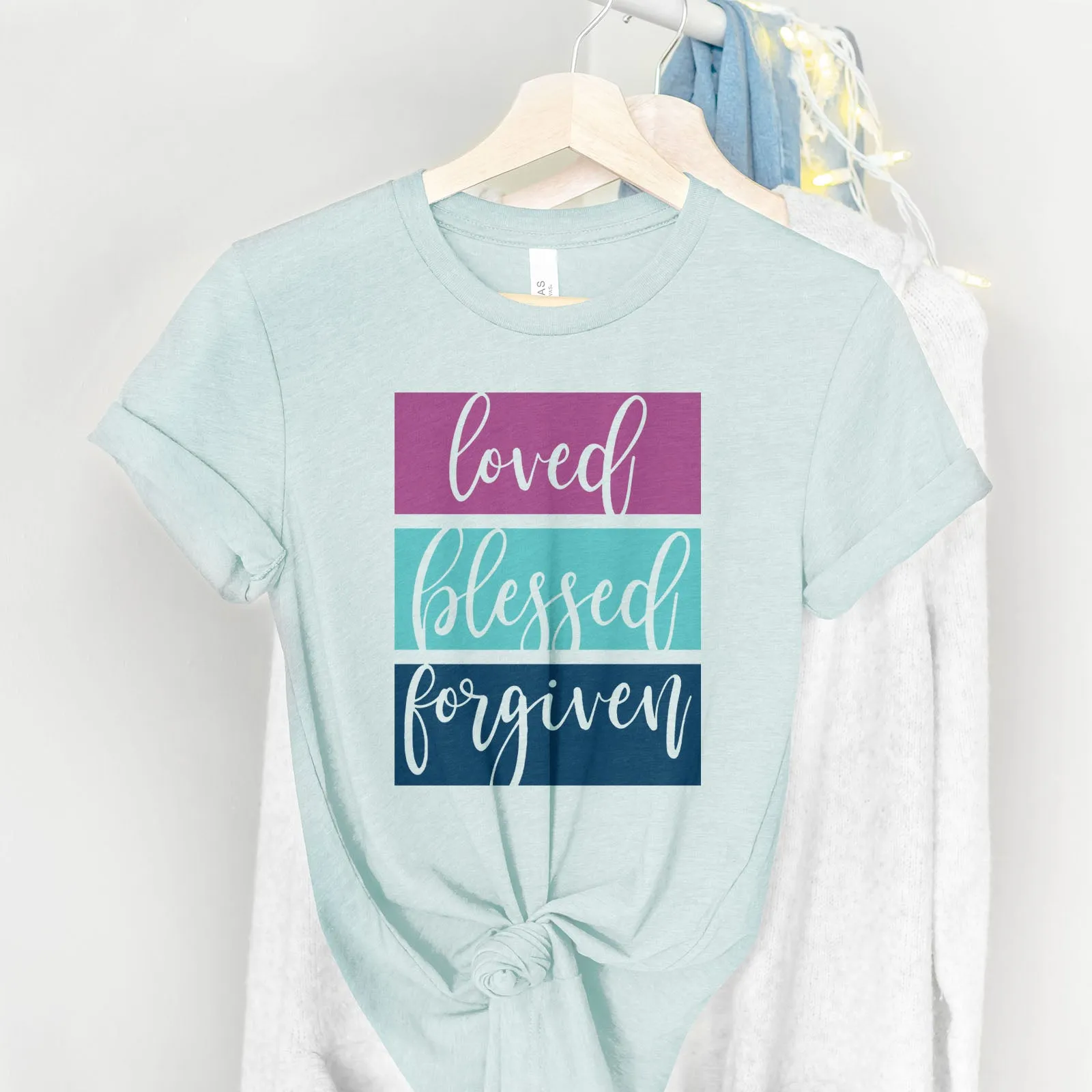 Loved Blessed Forgiven Tee