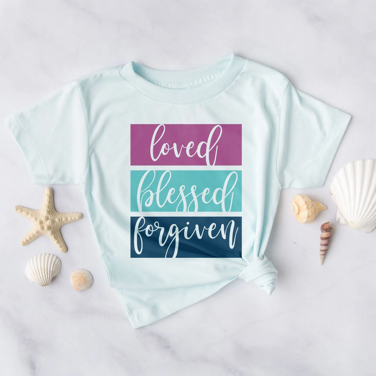 Loved Blessed Forgiven Tee