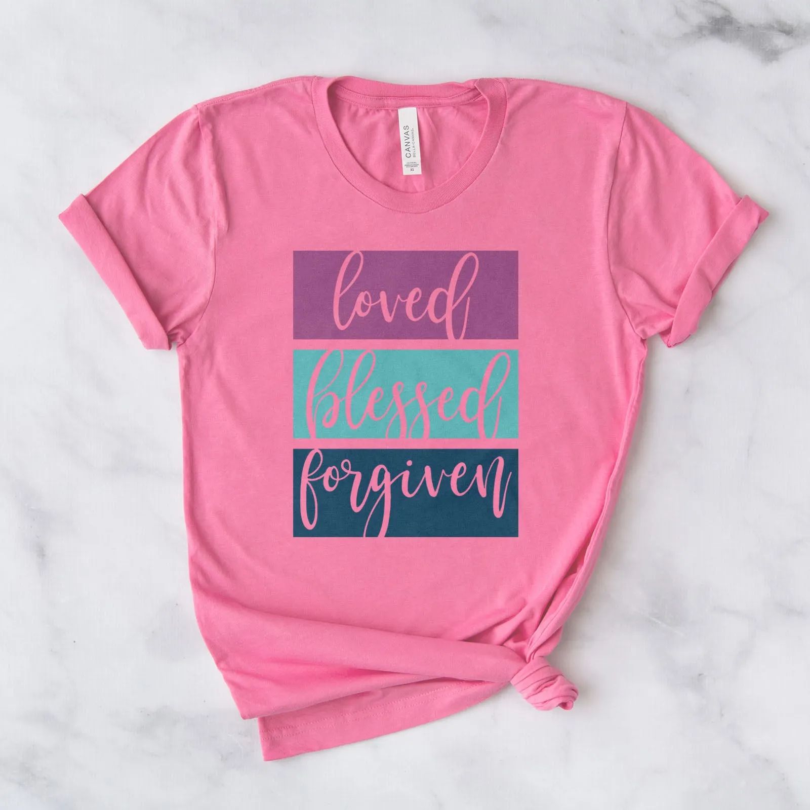 Loved Blessed Forgiven Tee