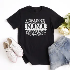 Mama Leopard Block Tee