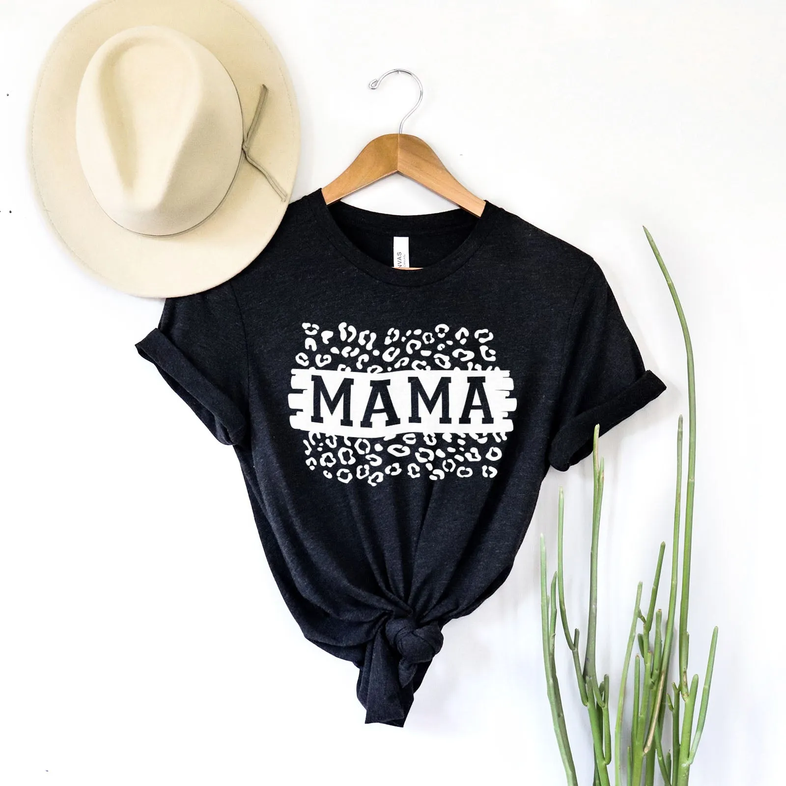 Mama Leopard Block Tee